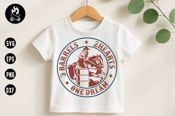 3 Barrels 2 Hearts Dream SVG Western Review