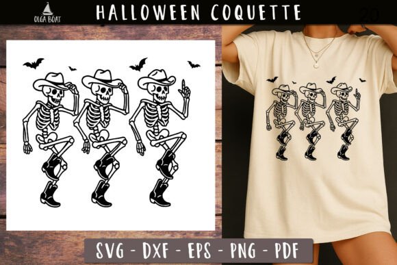 Cowboy Dancing Skeleton SVG Review for Real Embroidery Projects