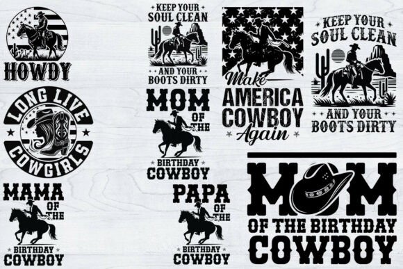 Funny Cowboy T-shirt Design Bundle Review for Real Projects