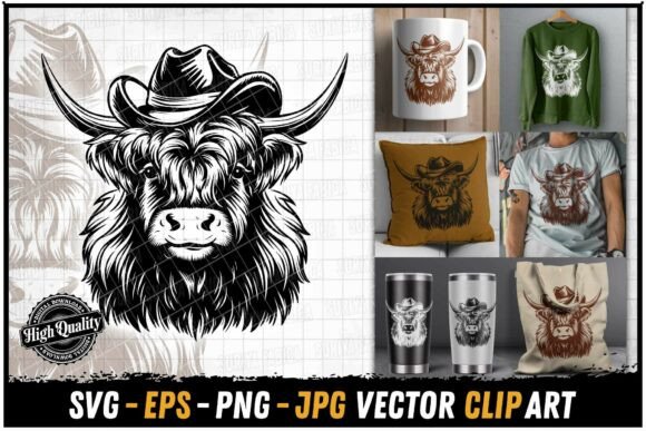 Highland Cow Cowboy SVG Review for Real-World Embroidery Projects