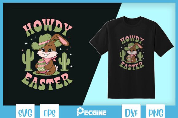 Howdy Easter Western Bunny Cowboy SVG Review