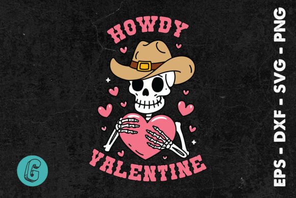 Howdy Valentine Skeleton Cowboy SVG: A Bold, Fun Embroidery Design for Real Projects