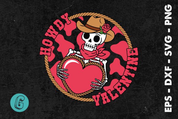 Howdy Valentine Skeleton Western SVG Review: A Bold Design for Real Projects