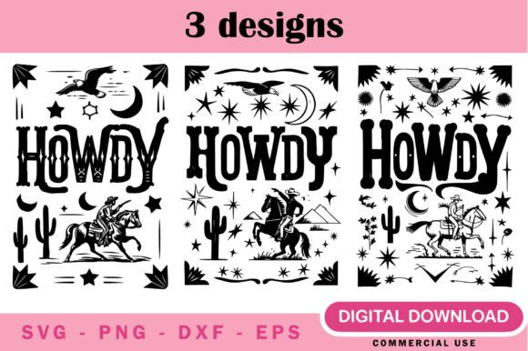 Howdy Vintage Cowboy SVG Review for Real Embroidery Projects