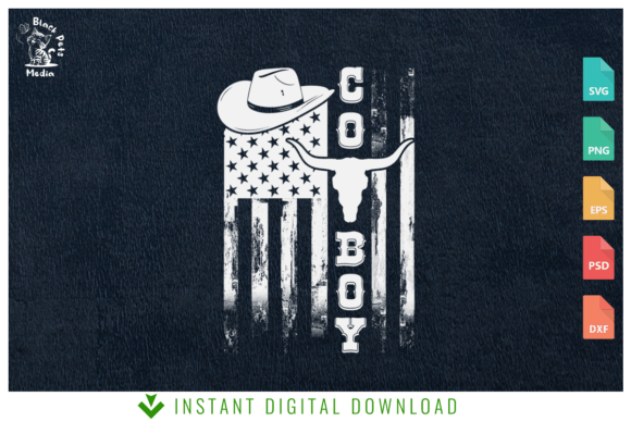 Patriotic Cowboy SVG American Flag Review for Real Embroidery Projects