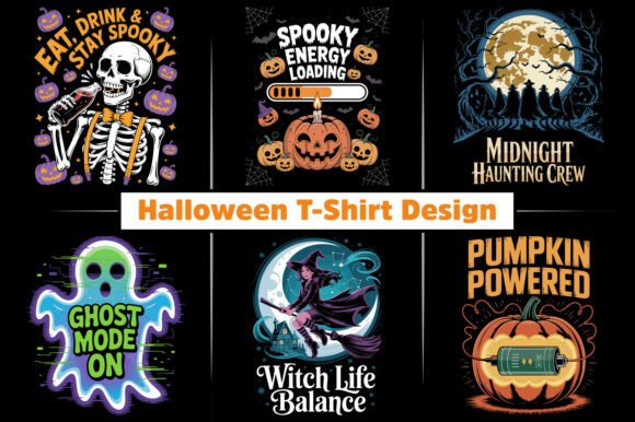Scary Halloween Spooky T-shirt Bundle