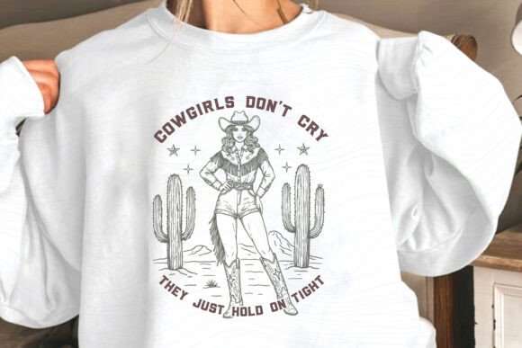 Vintage Western SVG Cowgirls Don’t Cry Review